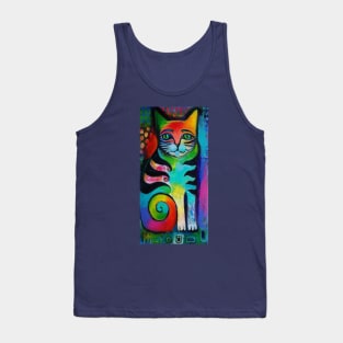 Kittycat 1 acrylics Tank Top